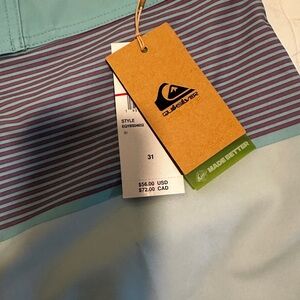 Quiksilver Striped Board Shorts